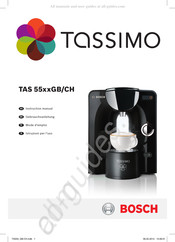 Bosch Tassimo TAS 55 CH Serie Gebrauchsanleitung