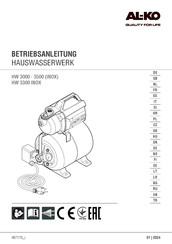 AL-KO HW 3500 Betriebsanleitung