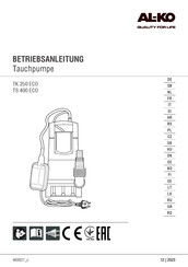 AL-KO TK 250 ECO Betriebsanleitung