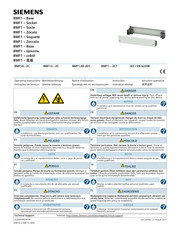 Siemens 8MF1200-2CS Betriebsanleitung