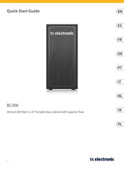 TC Electronic BC208 Schnellstartanleitung