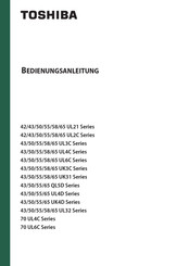 Toshiba 65 UK4D-Serie Bedienungsanleitung