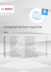 Bosch MUM58L20 Gebrauchsanleitung