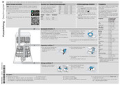 Siemens SN65ZX07CE Kurzanleitung