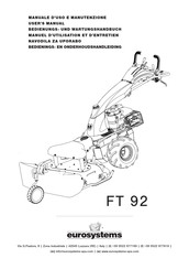 Eurosystems FT 92 Bedienungs- Und Wartungshandbuch