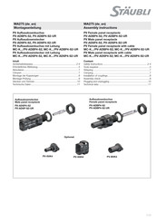 Staubli PV-ADBP4-S2 Montageanleitung