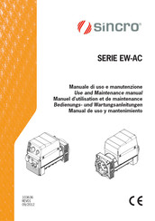 Sincro EW 140 AC Installations, Bedienungs Und Wartungsanleitungen