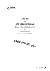 Pulsar GREY POWER plus AWZ 222 Bedienungsanleitung