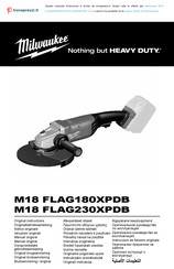 Milwaukee M18 FLAG180XPDB Originalbetriebsanleitung