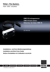 Rittal CMC III Installations- Und Kurz-Bedienungsanleitung