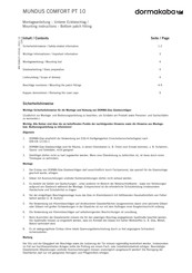 dormakaba PT 10 Montageanleitung