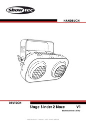 SHOWTEC Stage Blinder 2 Blaze Handbuch