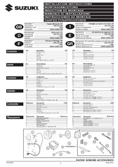 Suzuki 990E0-61M65-000 Montageanleitung