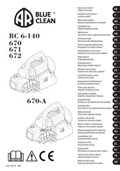Blue Clean 670-A Übersetzung Der Originalanleitung