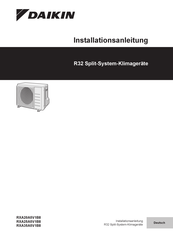 Daikin RXA20A5V1B8 Installationsanleitung
