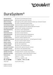 Duravit DuraSystem WD1012 000 000 Montageanleitung