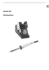 Weller WXHAP 200 Betriebsanleitung