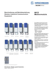 Belden Hirschmann MICE2000 Beschreibung Und Betriebsanleitung