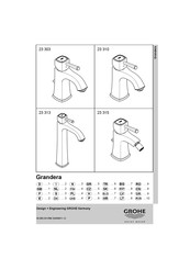 Grohe Grandera 23313IG0 Bedienungsanleitung