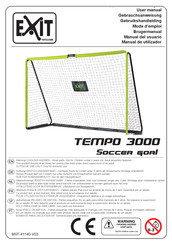 EXIT TEMPO Soccer Goal 3000 Gebrauchsanweisung