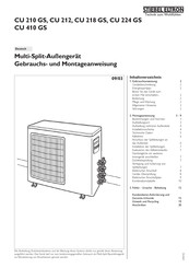 STIEBEL ELTRON CU 210 GS Gebrauchs- Und Montageanweisung