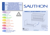 SAUTHON BOREAL JAUNE MIMOSA 74111A Technische Information Zum Aufbewahren