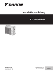 Daikin RXM50A5V1B Installationsanleitung