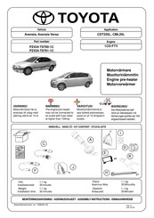 Toyota PZ434-T9790-1C Montageanleitung