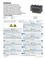 Siemens 3KF2 - F Serie Betriebsanleitung