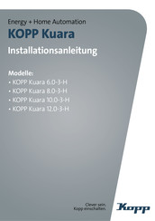 Kopp Kuara 12.0-3-H Installationsanleitung