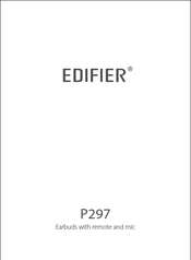EDIFIER P297 Bedienungsanleitung