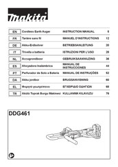 Makita DDG461 Betriebsanleitung