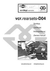 Gilles.tooling vcr.rearsets-D04 Sicherheitshinweise