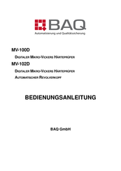 BAQ MV-102D Bedienungsanleitung