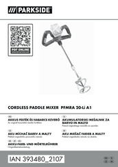 Parkside PFMRA 20-Li A1 Originalbetriebsanleitung