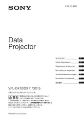 Sony VPL-DX10 Sicherheitsbestimmungen