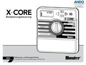 Hunter X-CORE 401I-E Bedienungs- Und Montageanleitung