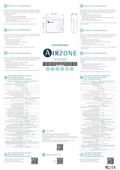 Airzone AZPV8WIRE13 Kurzanleitung