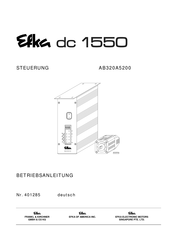 Efka AB320A5200 Betriebsanleitung