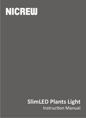 NICREW SlimLED Plants Light Bedienungsanleitung