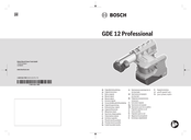 Bosch GDE 12 Professional Originalbetriebsanleitung