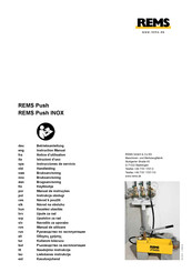 REMS Push INOX Betriebsanleitung