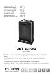 EUROM Safe-t-Heater 2000 Gebrauchsanleitung
