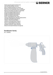 Berner 250892 Bedienungsanleitung/Sicherheitshinweise