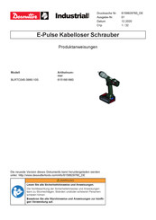 Desoutter BLRTC045-3990-10S Produktanweisungen
