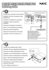 NEC NP110 Kurzanleitung