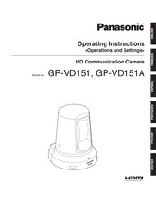 Panasonic G- VD151A Bedienungsanleitung