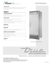 true TGN-1R-1S-HC Installationsanleitung