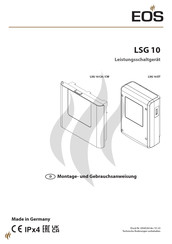 EOS LSG 10 CW Montage- Und Gebrauchsanweisungen
