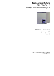Abb REL 551-C1 2.3 Bedienungsanleitung